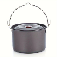 Outdoor Aluminum Camping Pot Set for 4-5 Person