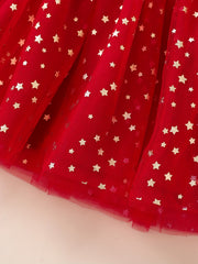 Toddler Girls Christmas Outfit Long Sleeve Tutu Dress