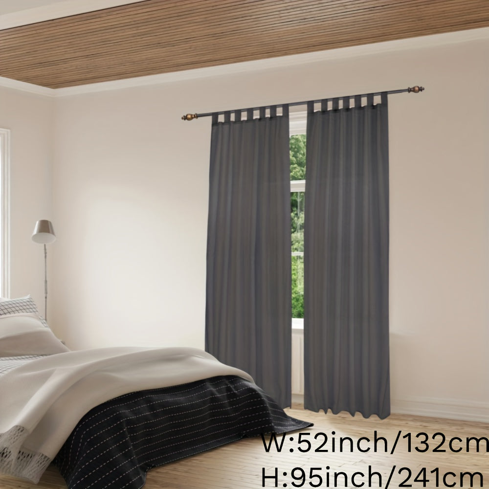 Tab Top Room Darkening Indoor/Outdoor Curtains