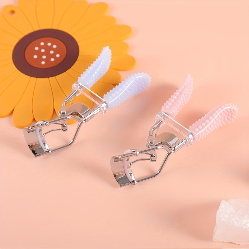 Stainless Steel Eyelash Curler With Non Slip Handle