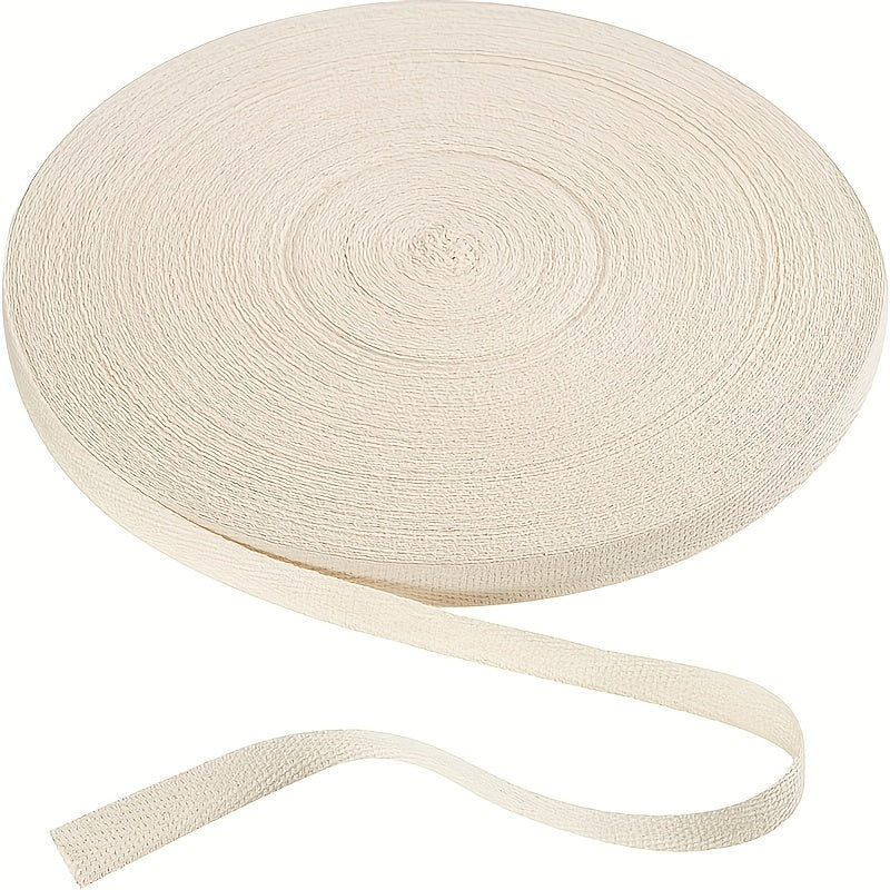 54 Yards Twill Cloth Tape 1 19 Cm Wide Natural Herringbone Binding Cotton Webbin