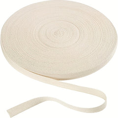 54 Yards Twill Cloth Tape 1 19 Cm Wide Natural Herringbone Binding Cotton Webbin