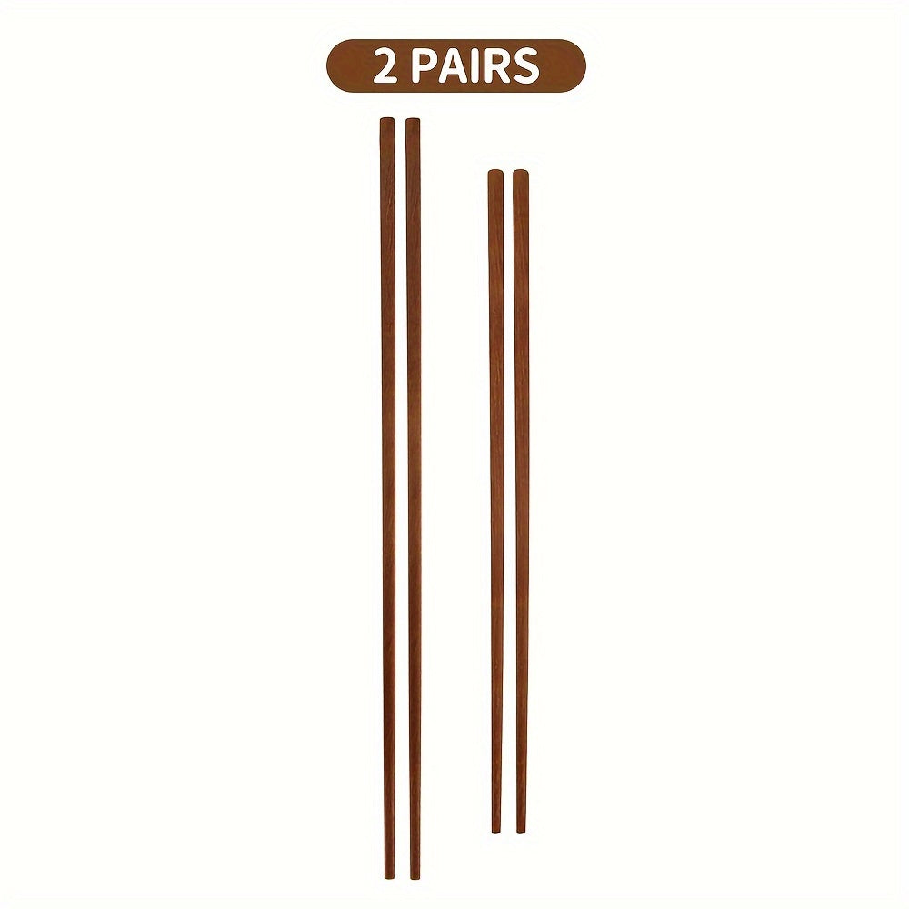 Red Sandalwood Long Chopsticks Non-slip Wooden Hot Pot Frying Chopsticks
