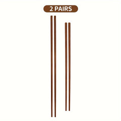 Red Sandalwood Long Chopsticks Non-slip Wooden Hot Pot Frying Chopsticks