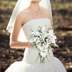 Artificial Calla Lily Bridal Bouquet Set for Wedding Home Decor