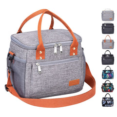 Insulated Lunch Bag for Work School Picnic Travel Beach Keeps Food Fresh