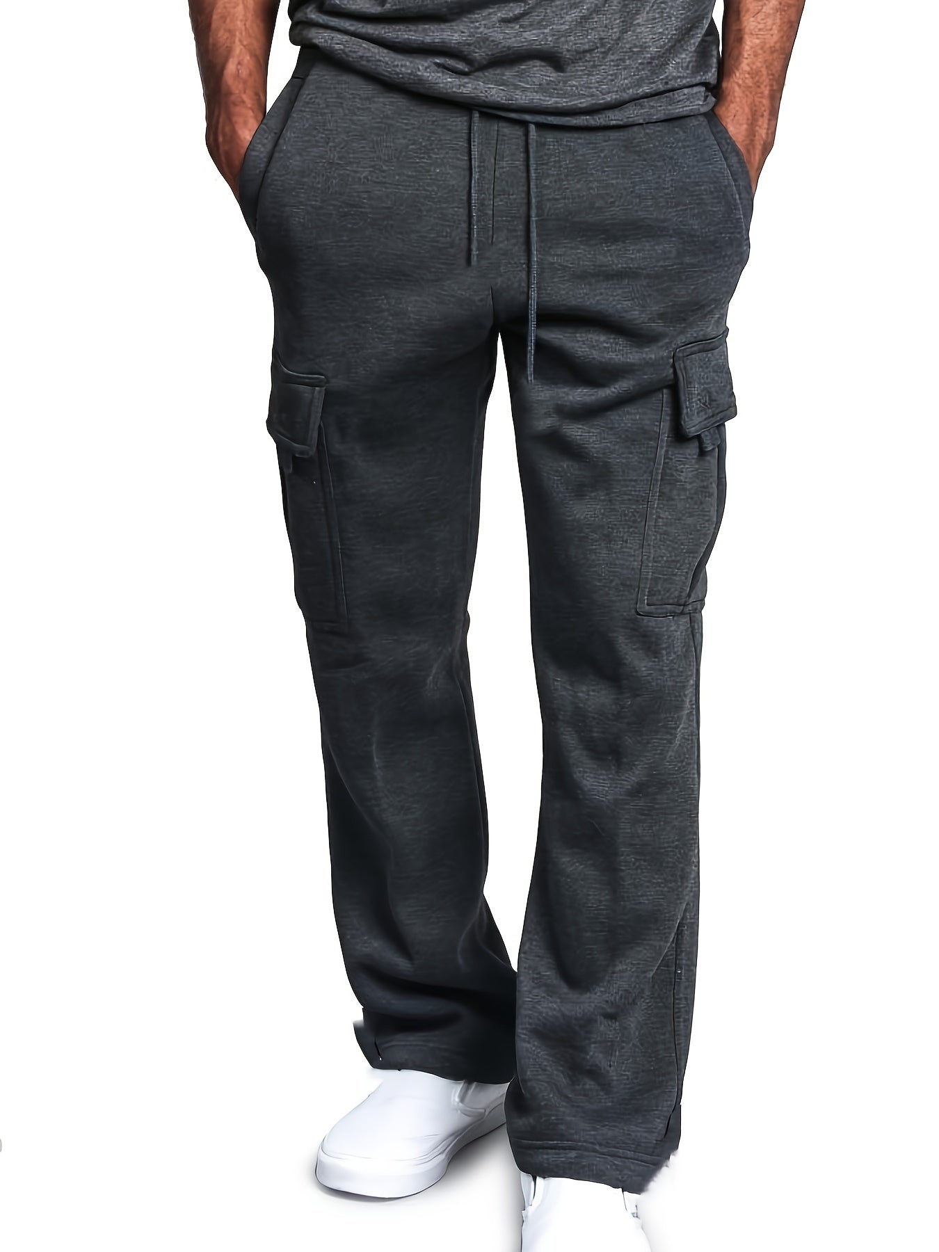 Classic Cargo Pants Men's Soft Drawstring Joggers