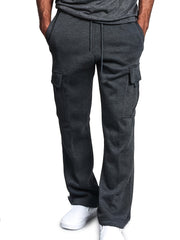 Classic Cargo Pants Men's Soft Drawstring Joggers