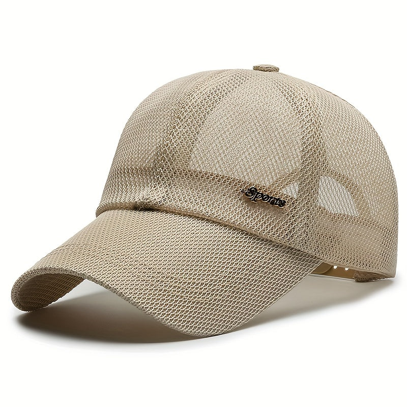 Polyester Sun Protection Baseball Cap for Men