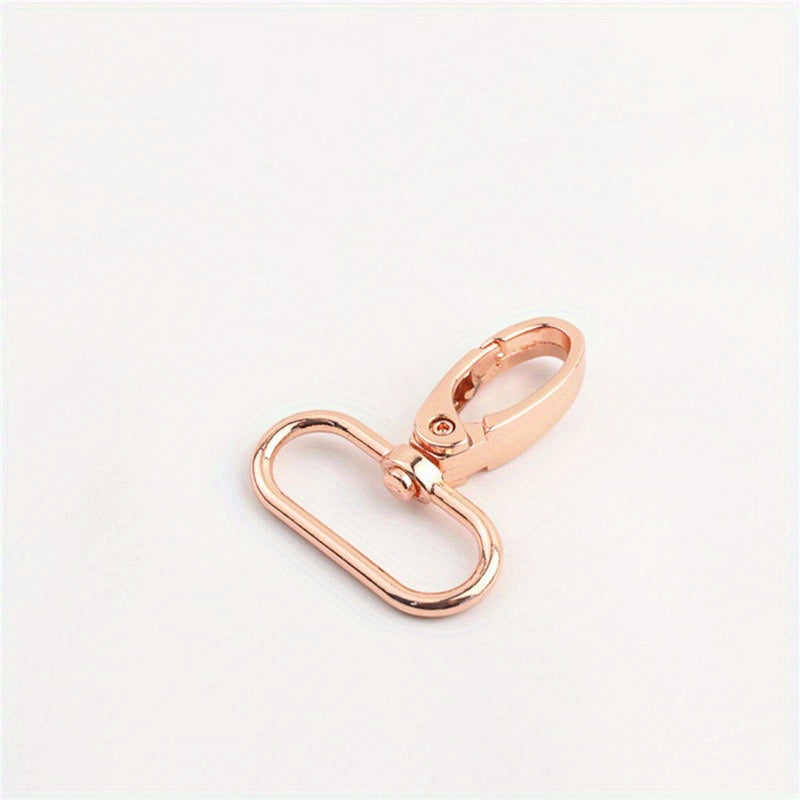 10PCS Metal Swivel Lobster Clasp DIY Snap Hooks & Trigger Buckles
