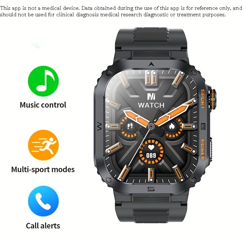 Multifunctional Smart Watch IP68 Waterproof Fitness Tracker with 400mAh Battery