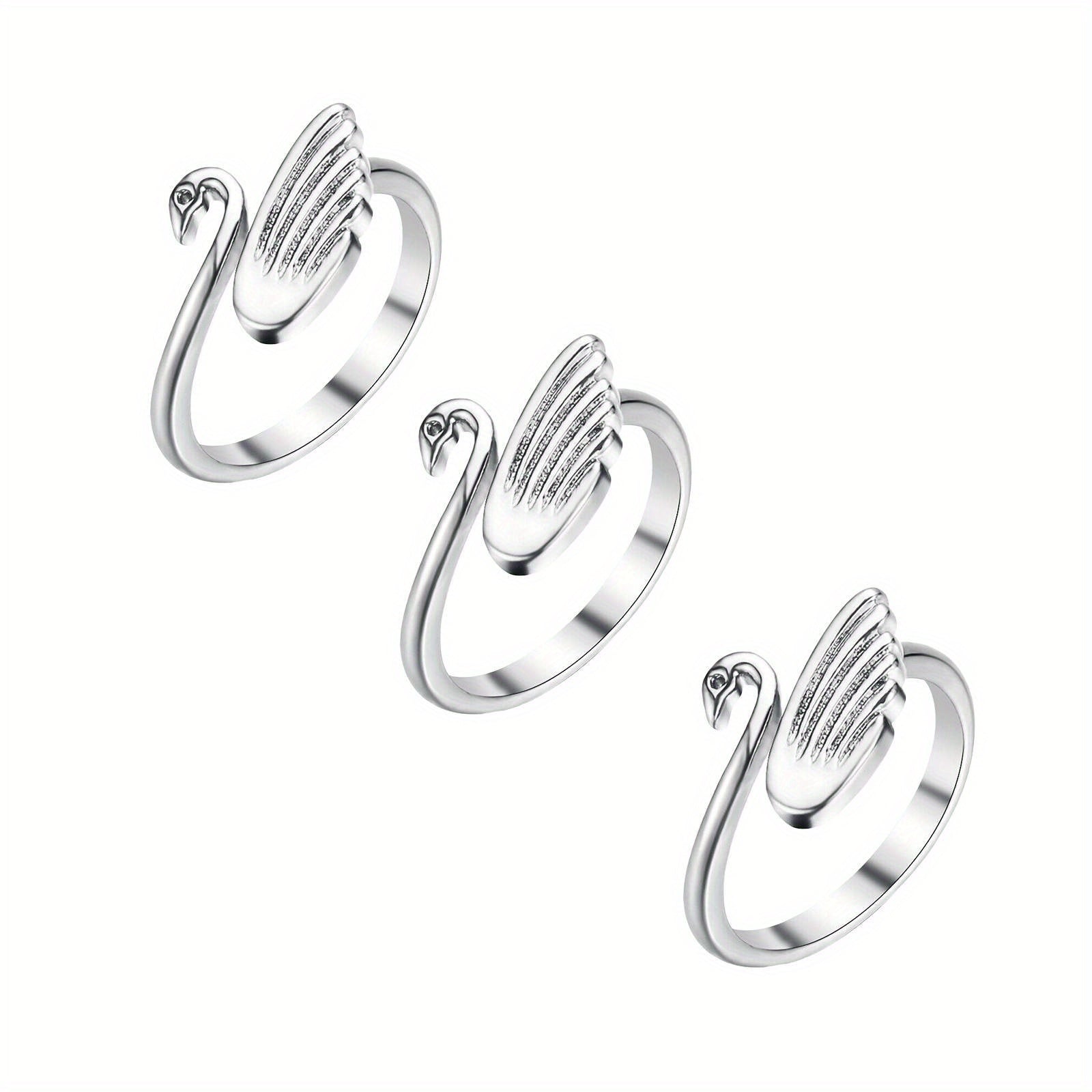 3pcs Adjustable Crochet Loop Hooks Finger Yarn Guide Holder Thimbles
