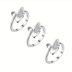 3pcs Adjustable Crochet Loop Hooks Finger Yarn Guide Holder Thimbles