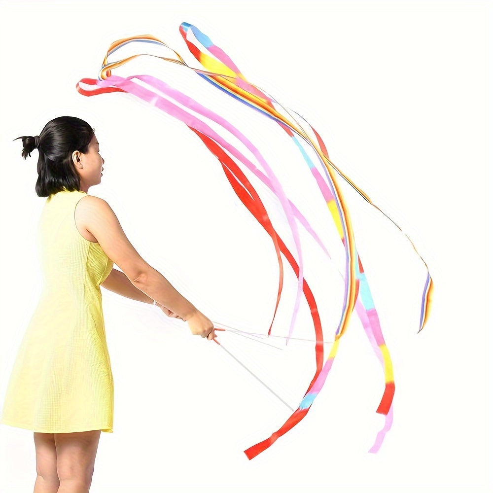 12pcs Dance Ribbons Gymnastics Ribbon Streamers for Talent Shows