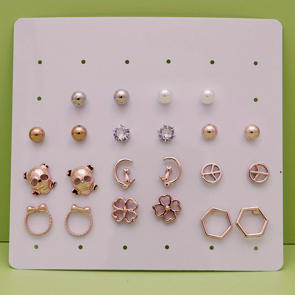 Hypoalljsonergenic Earrings 11 Pairs Set for Women & Girls