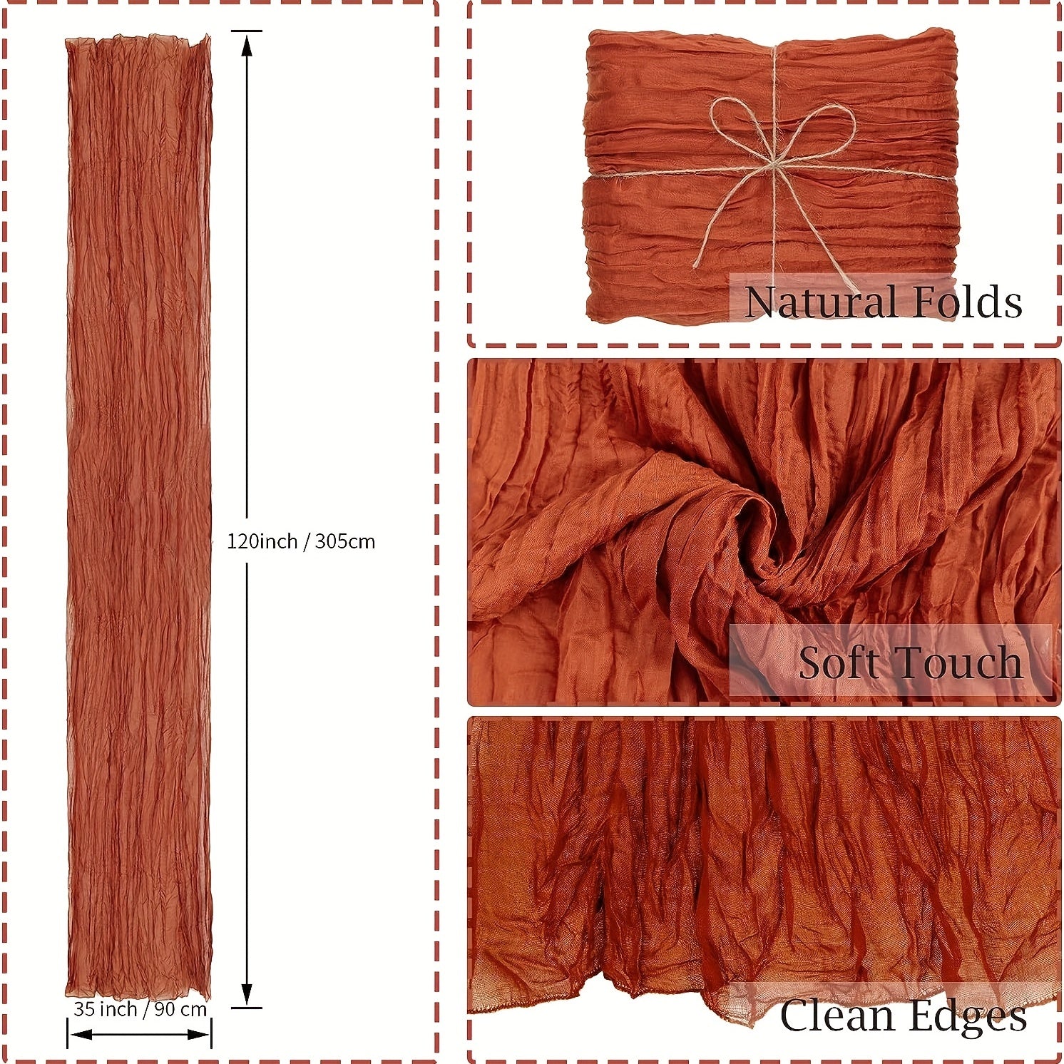 Balinese Pleated Table Runner Solid Cover