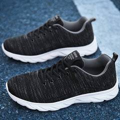 Men's Breathable Lace Up Running Shoes