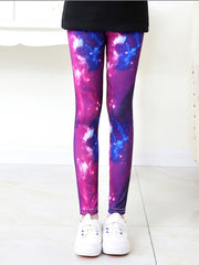 3pcs Toddler Girls Tie Dye Leggings Elastic Waist Casual Sports Tight Pants