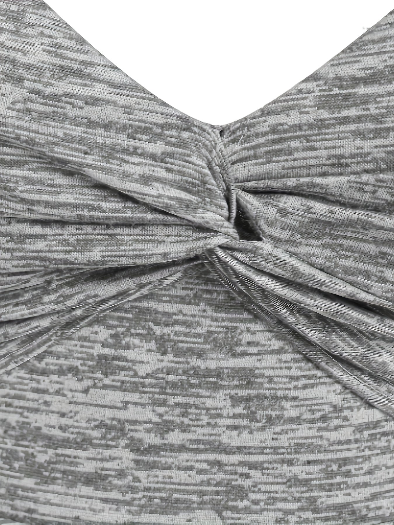 Heathered Criss Cross Cami Dress