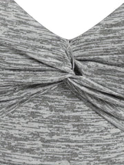 Heathered Criss Cross Cami Dress