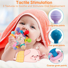 Teething Ring Baby Toy 3-9 Months