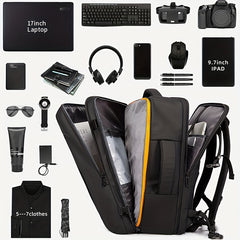 Large Capacity Laptop Bag Outdoor Backpack Waterproof Expandable Backpack