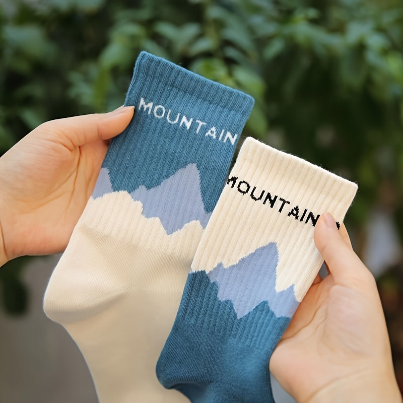 4 Pairs Athletic Running Socks Unisex Casual Sports Socks