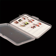 1pc Fly Fishing Bait Box Transparent Fly Hook Storage Box Outdoor Fishing Tackle