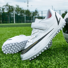 Boy's Hook And Loop Fastener Turf Football Boots