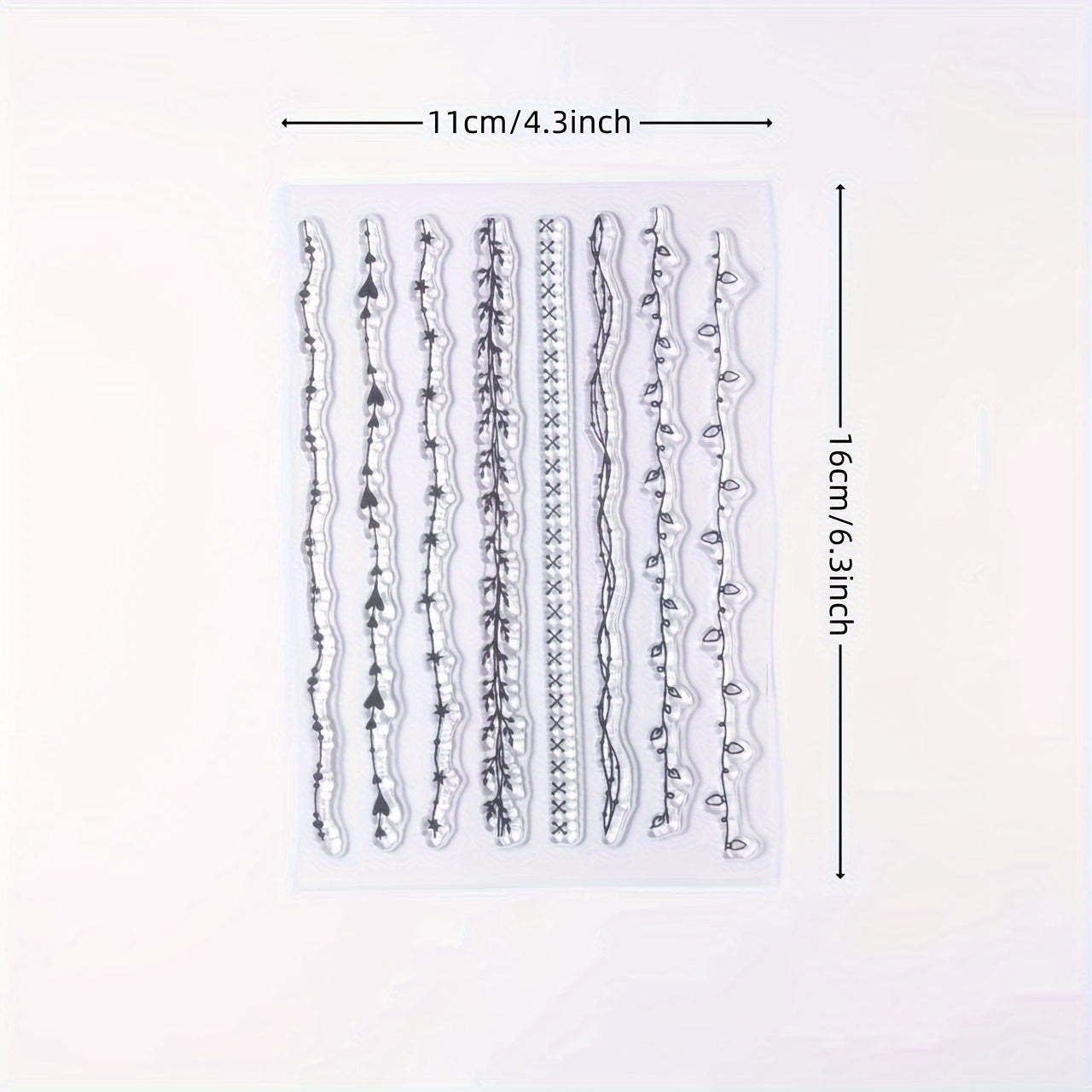 Branches Art Lines Transparent Stamps Holiday Card Making DIY Crafts