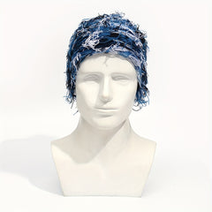 Unisex Tassel Balaclava Hip Hop Knitted Beanie Cap Candy Y2K Skull Hat