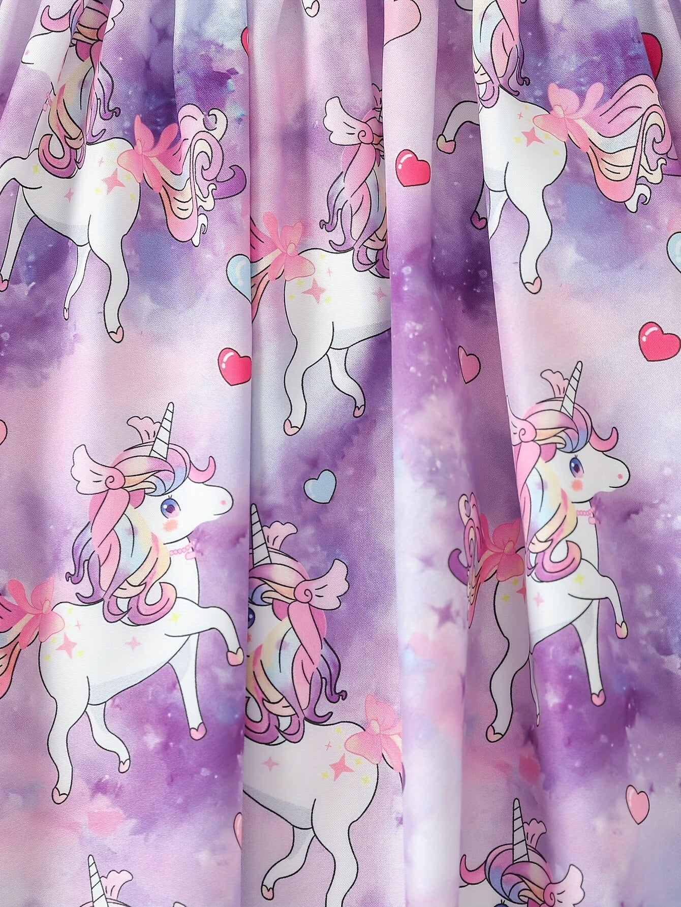 Dreamy Tie Dye Unicorn Cami Dress for Girls