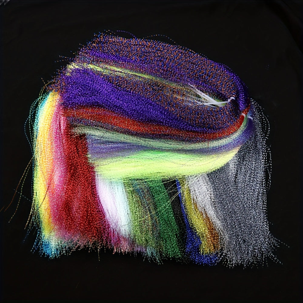 30 Colors Hair Hook Tying Materials Fly Tying Materials Flash Tinsel