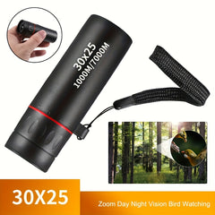 30x25 Mini HD Telescope Monocular for Outdoor Concerts Bird Watching