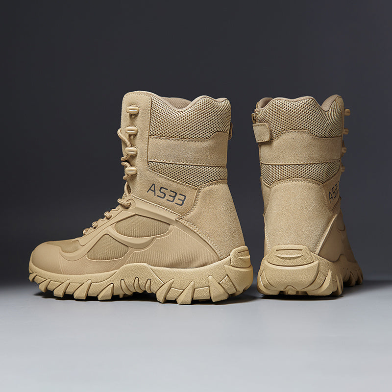 Men's Tactical Boots Wear-resistant Outdoor Shoes For Hiking Climbing