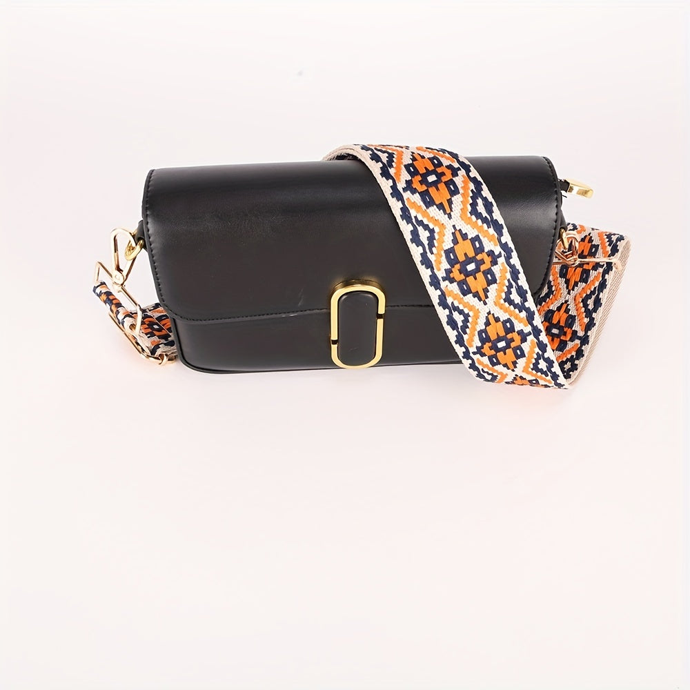 Vintage Pattern Bag Strap Adjustable Strap Coin Purse Wide