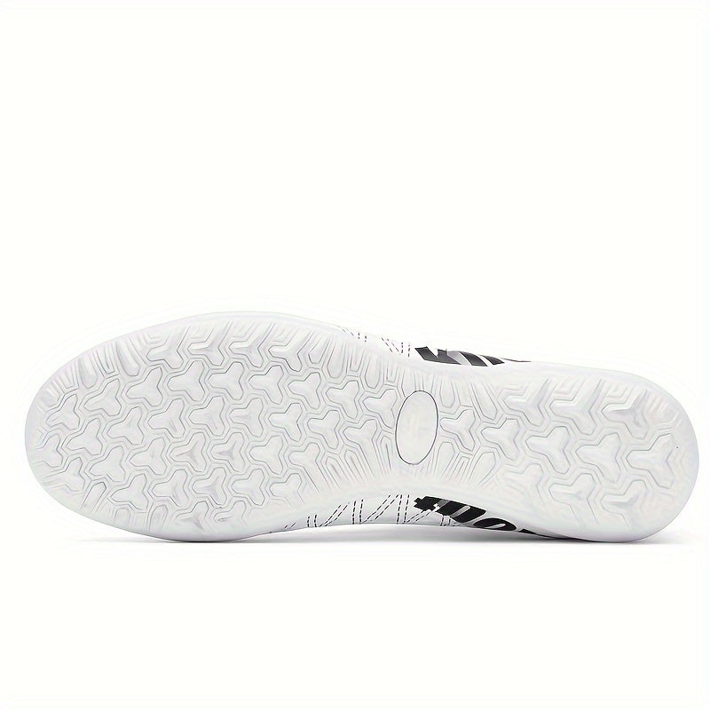 Boy's High Top TF Soccer Cleats Anti skid Breathable Football Bo