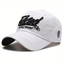 Men's Embroidered Hip Hop Sun Block Baseball Cap