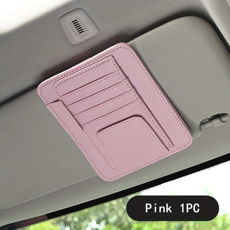 Car Sun Visor Organizer Pocket Auto Interior Accessories