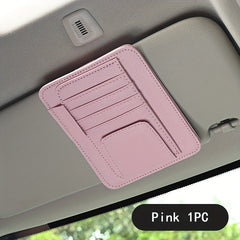 Car Sun Visor Organizer Pocket Auto Interior Accessories