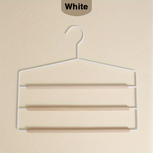 Multilayer Magic Closet Storage Organizer Wood Hanger For Clothing Pants