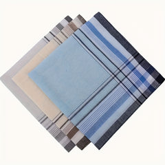 12pcs Pocket Square Hankies Lightweight Beige and Gray