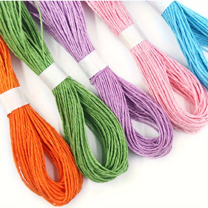 Dry Lafite Monochrome Paper Rope Hemp Rope Handicraft Ribbon Bouquets Wrapping