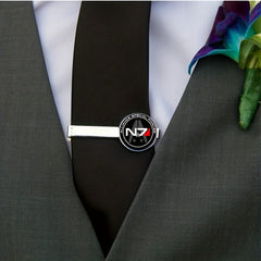 Mass Effect N7 Cufflinks & Tie Clip Set