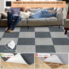30pcs Anti-slip Square Carpet Sticker Self-adhesive DIY Home Decor Room