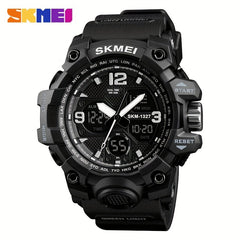 Unisex Sporty Military Digital Watch Multifunction Waterproof LED Display