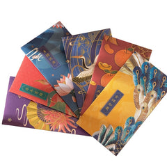 6pcs Chinese Red Envelopes for Spring Gifting & Decoration