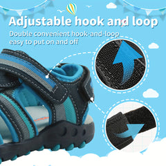 Boys' Striped Water Shoes Quick Dry Lightweight & Comfy
