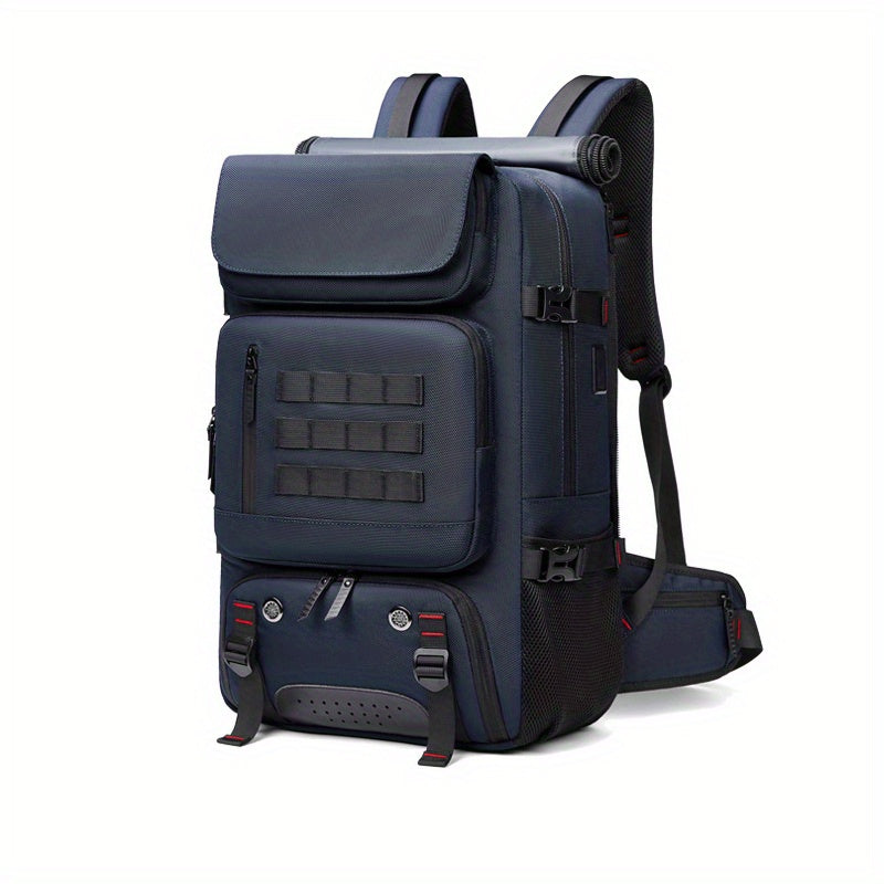Men Travel Backpack Crossbody Bag 3 In 1 Large Capacity USB Charging Port