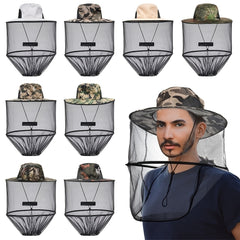 Breathable Mesh Net Hat for Mosquitoes Bees Flies Protection